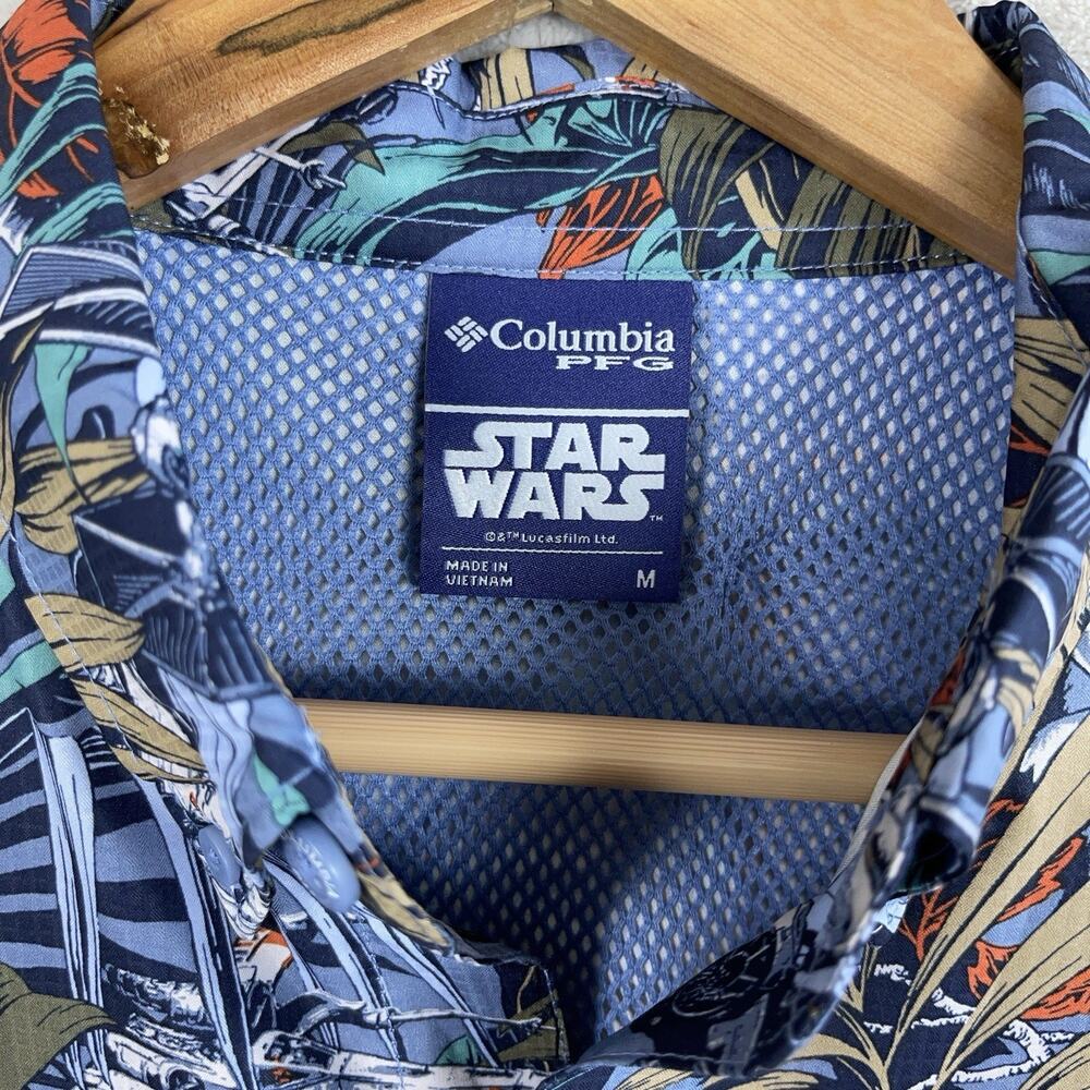 Columbia PFG x Star Wars Outer Rim Cantina 2 Super Tamiami Shirt Men's Medium - Picture 2 of 14